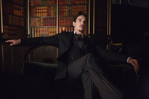 Dracula in pin stripes