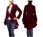 BH long velvet&nbsp;coat