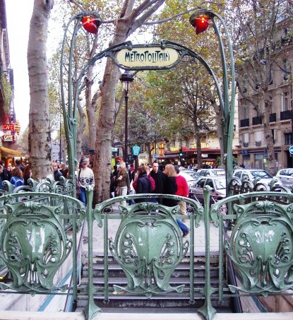 Metro gate, Paris
