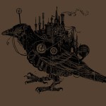 Steampunk Crow Messenger Bag Design&nbsp;Shanalogic