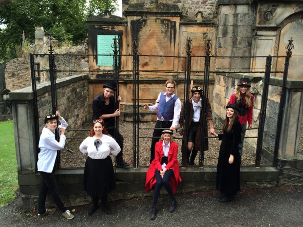 The cast at their Greyfriar's photo shoot